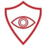 privacy Shield icon with eye in the middle.