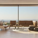 Florida living room with large glass windows protected by 3M safety and security film